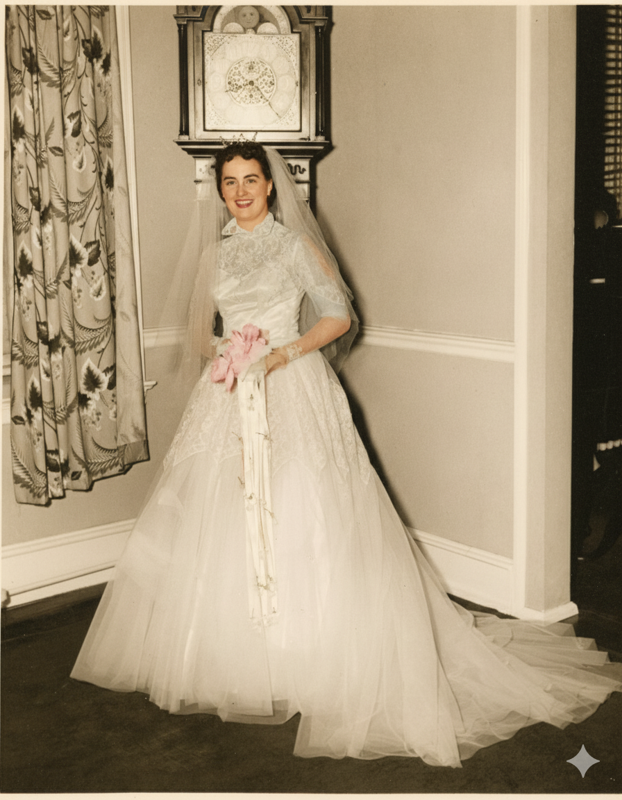 Mom-Dad Wedding 1953 (9)